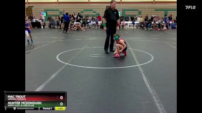 60 lbs Round 2 - Mac Trout, Virginia Patriots vs Hunter McDonough, North East Jr Wrestling