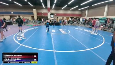 113 lbs Semifinal - Brandon Pattillo, Boneyard Wrestling Academy vs Camillo Esqueda, ReZults Wrestling