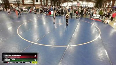 71 lbs 5th Place Match - Brighton Brown, Wasatch Wrestling Club vs Dixon Turk, Westlake