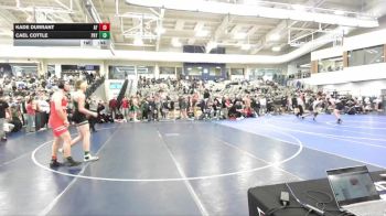 190 lbs Cons. Round 3 - Cael Cottle, Payson vs Kade Durrant, American Fork