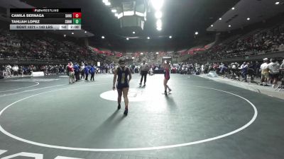 140 lbs Round Of 16 - Camila Bernaga, Sanger vs Tahliah Lopez, Sunnyside