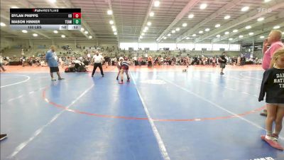 150 lbs Rr Rnd 2 - Dylan Phipps, Kraken vs Mason Hinner, Team Barracuda Elem