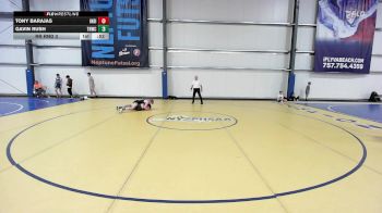 100 lbs Rr Rnd 3 - Tony Barajas, Indiana Outlaws Silver vs Gavin Rush, TNWC Black