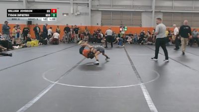 56 lbs Round 2 (4 Team) - Tyson DiPietro, Neighborhood Wrestling vs William Johnson, Brecksville