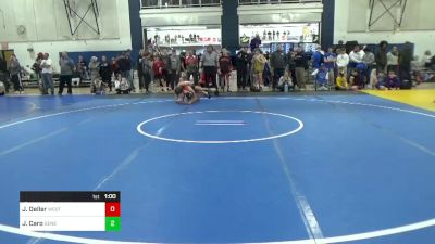 108 lbs Round Of 32 - John Deller, West Allegheny vs Josh Caro, General McLane