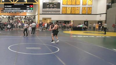 149Green lbs Rr Rnd 1 - Cj Feree, Franklin & Marshall vs Brayden Fahrbach, Appalachian State