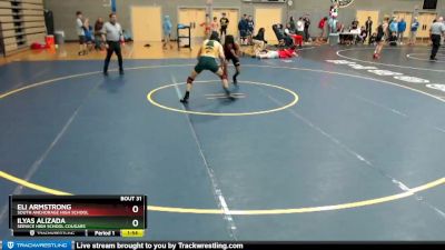 130 lbs Quarterfinal - Eli Armstrong, South Anchorage High School vs Ilyas Alizada, Service High School Cougars