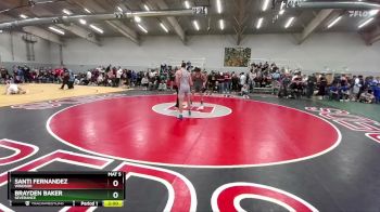 175 lbs Champ. Round 2 - Brayden Baker, Severance vs Santi Fernandez, Windsor