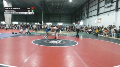 150 lbs Cons. Round 2 - Derlin Robertson, South Augusta Wrestling Club vs Romeo Mejia, Grizzly Wrestling Club