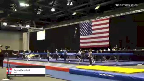 Soren Campbell - Tumbling, NSB - 2021 USA Gymnastics Championships