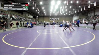 175 lbs Champ. Round 1 - Kaden Pope, Buford vs Jacob Horman, Seckman
