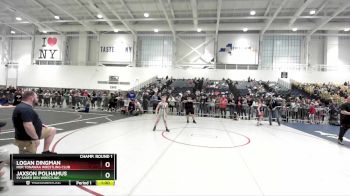 86 lbs Champ. Round 1 - Logan Dingman, Nor Tonawaa Wrestling Club vs Jaxson Polhamus, SV Saber Den Wrestling