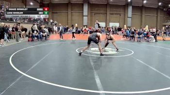 144 lbs Champ. Round 2 - Luke Whisler, Mill Valley vs Drake Brinkley, Hannibal