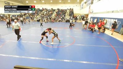 110 lbs Cons. Semi - Nicole Comia, Long Beach Poly HS vs Ashley Gomez, Imperial