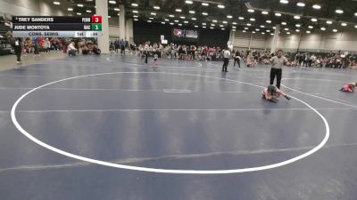 45 lbs Cons. Semis - Trey Sanders, Pennsylvania vs Jude Montoya, Hawks Athletic Club