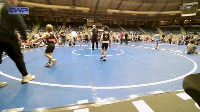 55 lbs Semifinal - Maxwell Roy, Edmond North Huskies vs Bronson Stephens, Mojo Mulisha 12U