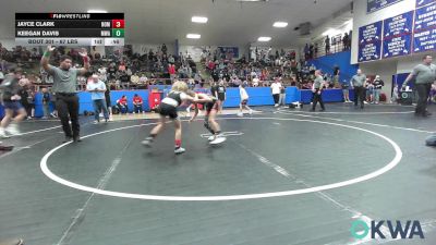67 lbs Rr Rnd 1 - Jayce Clark, Team Nomad vs Keegan Davis, Morris Wrestling Association