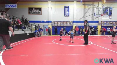 46 lbs Semifinal - Eli Dicus, Fort Gibson Youth Wrestling vs Easton Admire, Berryhill Wrestling Club