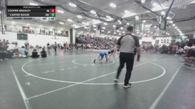 120 lbs Champ. Round 1 - Carter Booze, UWC vs Cooper Bradley, Open Mats
