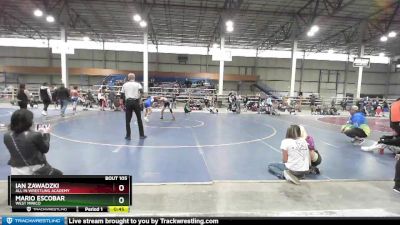 132 lbs Cons. Round 6 - Mario Escobar, West Minico vs Ian Zawadzki, All In Wrestling Academy