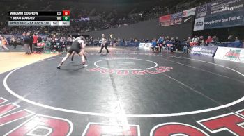 5A Boys 150 lbs Cons. Round 2 - Beau Harvey, West Albany Boys vs William Coshow, Crook County Boys