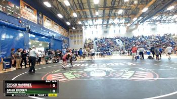 120 lbs Cons. Round 3 - Samir Redden, Booker High School vs Taylor Martinez, Black Hive Wrestling Team