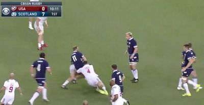 Top 7 Tackles From USA vs Scotland