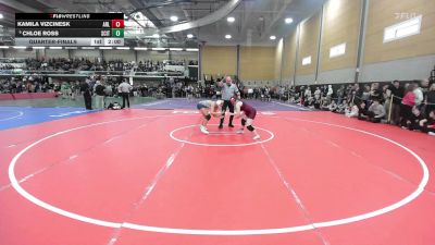 126 lbs Quarterfinal - Kamila Vizcinesk, Arlington vs Chloe Ross, Scituate