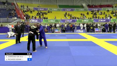 CLAUDIONOR CARDOSO DA SILVA vs JOSE RICARDO BOHM 2024 Brasileiro Jiu-Jitsu IBJJF