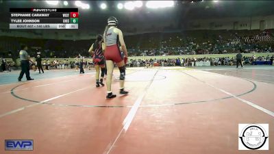 140 lbs Consi Of 4 - Preslee Wasson, Westmoore Wresting vs Kaydence Lolar, Duncan Lady Demons