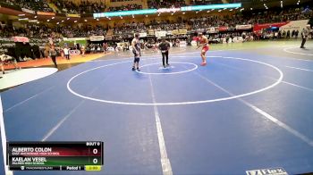 189 lbs Champ. Round 1 - Kaelan Vesel, Palmer High School vs Alberto Colon, East Anchorage High School