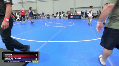 190 lbs Placement Matches (8 Team) - Desi Lee, Ohio Red vs Harmoni Callins, Oklahoma