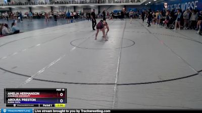 103 lbs Cons. Round 2 - Aroura Preston, Buena Vista vs Amelia Hermanson, Augsburg University