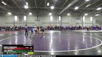 165 lbs Cons. Round 3 - Coy Ruess, Wisconsin-Platteville vs Nate Stokhaug, Wisconsin-Oshkosh