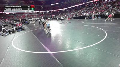 165 lbs 5th Place Match - Jacob Dannenberg, Mineral Point vs Tristen Verbeten, Reedsville