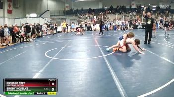 120 lbs Champ. Round 1 - Richard Taff, Wrestling Factory vs Brody Koselke, Region Wrestling Academy