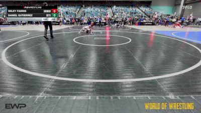 83 lbs Consolation - Wiley Farris, Sweet Home vs Daniel Gutierrez, Silvaback Training Center