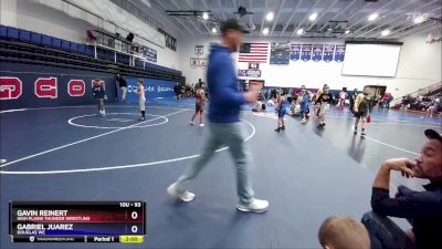 93 lbs Round 1 - Gavin Reinert, High Plains Thunder Wrestling vs Gabriel Juarez, Douglas WC