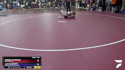 Junior-2 lbs Round 2 - Jason Eastman, Big Game WC vs Lucas Bantz, Viking Wrestling Club