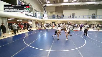 132 lbs Champ. Round 1 - Allen Dansie, Sanderson Wrestling Academy vs Hayden Ballantyne, Westlake Wrestling Club
