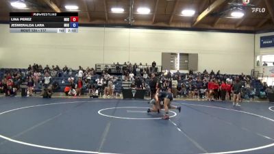 117 lbs Cons. Round 2 - Lina Perez, Menlo Oak Squad vs Jesmeralda Lara, Menlo Oak Squad