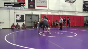 285 lbs Cons. Round 3 - Peyton Reiser, Sacramento City College vs John Ramirez, Moorpark CCC