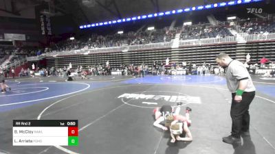 73 lbs Rr Rnd 2 - Bodie McCloy, Rawlins WC vs Lawson Arrieta, Pomona Elite