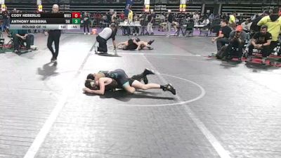 85 lbs Round Of 16 - Cody Heberlig, Wrecking Crew Wrestling Academy vs Anthony Messina, The Outsiders