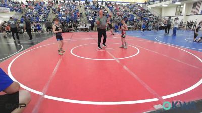 64 lbs Quarterfinal - Eli Remington, Skiatook Youth Wrestling vs Mason McCuistion, Tiger Trained Wrestling