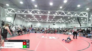 85 lbs Final - Clint Dwyer, Brawler Elite Blue vs Beau Siljanoski, Olympic