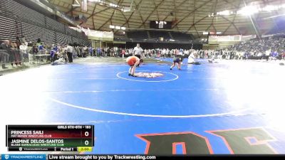 183 lbs Quarterfinal - Jasmine Delos-Santos, Blaine Barracudas Wrestling Club vs Princess Saili, Mat Demon Wrestling Club