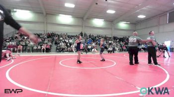 91 lbs Rr Rnd 2 - Sara Lee, Sallisaw Takedown Club vs Blair Barnes, Vian Wrestling Club