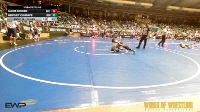 75 lbs Round Of 32 - Jacob Stoker, Mat Psycho vs Bentley Churape, Ridge Wc