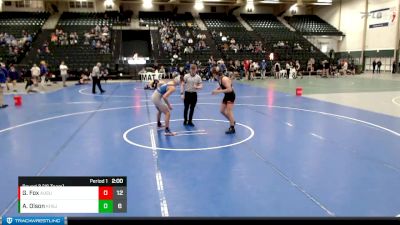 138 lbs Round 3 (16 Team) - Grady Fox, Augusta vs Ayden Olson, Kearney JV